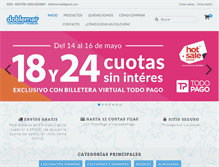 Tablet Screenshot of doblemarweb.com